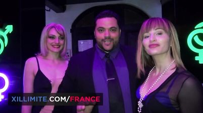 A camera is invited in a private swinger club - Group