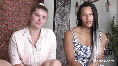 Amateur lesbians Natascha & Lena S - Brunette