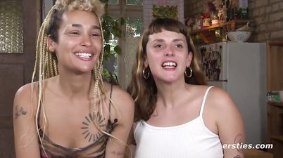 Ersties: Amateur Babes Enjoy Hot Lesbian Sex Together - Big tits