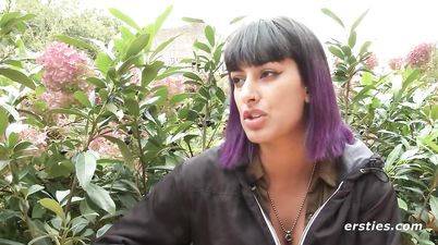 Amateur Solo Girl Masturbates In Public Places - kinky brunette outdoors