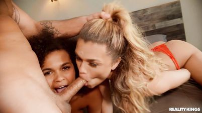 Lustful stunners incredible sex video