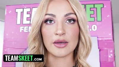 Hot Sex Robot Compilation - behind the scene with busty blonde Jazmin luv