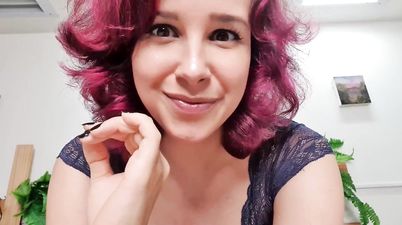 JOI masturbation instructions with busty redhead mon - Hd fetish solo