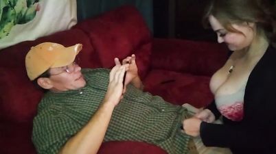 Step Dad does 2nd Practice Interview with Step Daughter for Blow Job Queen!