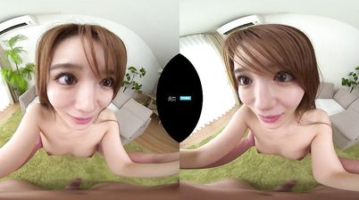 POV VR porn in 4k - amateur hardcore with hairy redhead Japanese chick