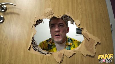 Dark-haired slut with bubbly tits gets fucked hard by Steve Q