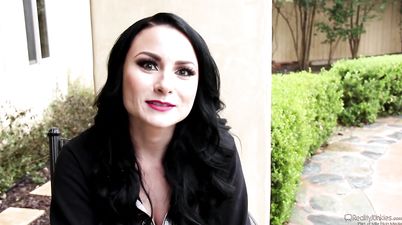 Dark-haired nympho Veruca James can’t wait to get fucked