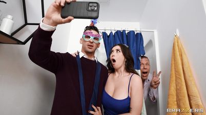 Slutty brunette Chloe Surreal gets an intense anal pounding
