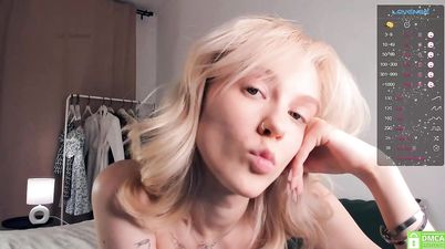 Blonde Teen Camgirl - Homemade solo