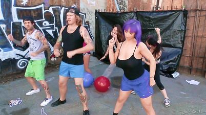 Larkin Love See My Zumbas - outdoor reality interracial hardcore