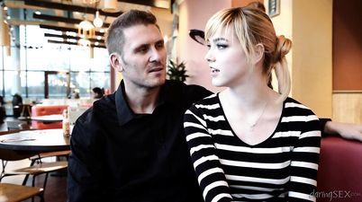 Cute 18yo Blonde in Stockings Anny Aurora nailed doggystyle - Anny aurora