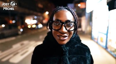 Josy Black - Valentines days in paris ends in reverse cowgirl + edging handjob - Josy black