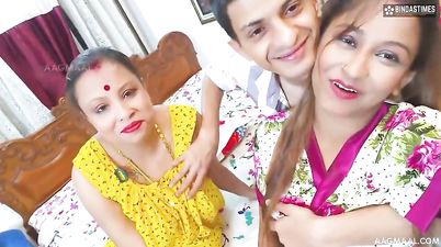 Sudipas Sex Vlog Part 03 Uncut (2024) Threesome Time Hindi Hot Short Film - Indian