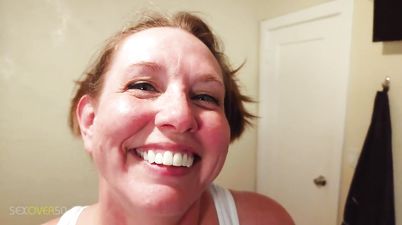 Nerdy Businesswoman Changes In Horny Slut - Big tits