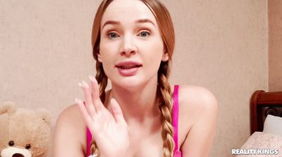 RK At Home: Kaisa's Teasing Sloppy Dildo Play - Redhead Kaisa Nord Solo with Monster Toy