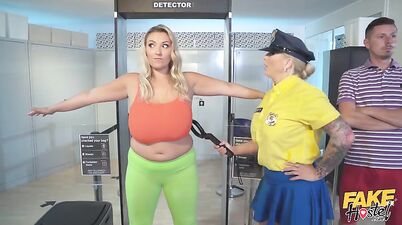 Slippery Situation - Buxom Diva Crystal Swift doesn't pass Hotel Admission Metal Detector