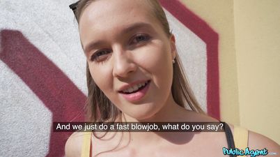 Come On Flash Those Perfect Tits For Me for Cash - with naughty 18yo blonde Stacy Cruz