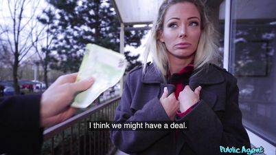 Desperate MILF in Need of Cash - Blonde Ozzie Fucks To Save The Bush - Isabelle Deltore
