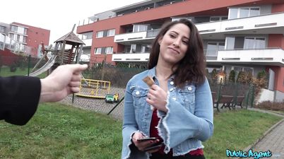 Translate My Cock Into Your Pussy p1 - Adara Love outdoor hookup
