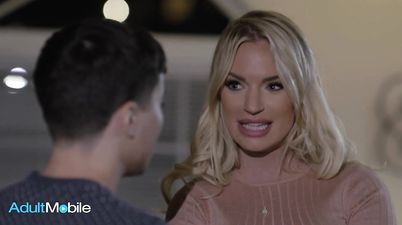 Hot Blonde MILF Rachael Cavalli Can't Get Enough Of Her Son-In-Law Ricky Spanish Monster Cock - Doggystyle