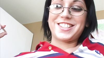 Bubble Butt Brunette Student Riley Fucked - Riley Mason amateur pov hardcore