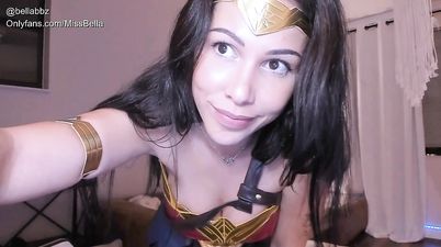 Bellabrookz Wonder Woman Asmr - Cosplay solo Asmr striptease