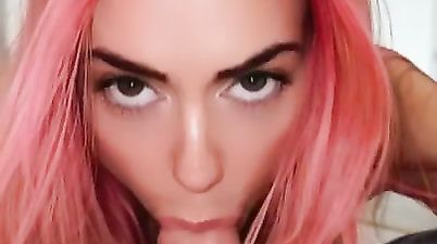 House Tour Creampie cumshot - Big ass redhead gives POV blowjob