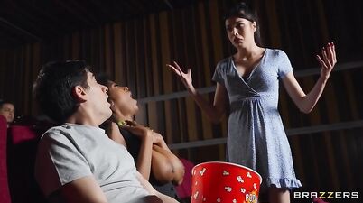 Flicks, Anal Fucks and Popcorn Cumshots: Interracial Anal in Movies Jordi El Nino Polla and ebony Tina Fire