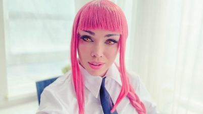 Octokuro New cosplay scene - Pov blowjob by kinky Monster tits redhead