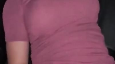 Cheating Busty Wife Car Hookup During A Risky Night - Pov