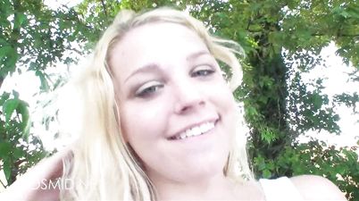 Young blonde Jeannine Hansen - Wet & Wild In The Corn - Big natural tits