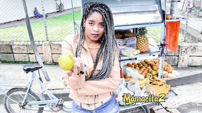 Young Ana Ebano - Big Ass Latina Ebony Smashed By Hard Cock at Home