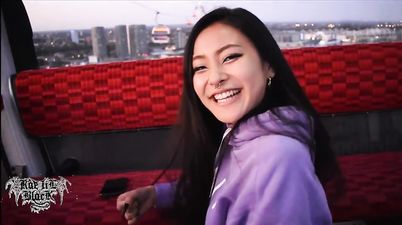 Asian lil rae rae b4 she fucked up her face - POV oral sex