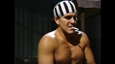 Threesome prison sex - cosplay hardcore with cumshot