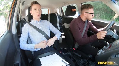 Fake Driving School - Lick My Pussy To Calm Me Down 1 - Emylia Argan
