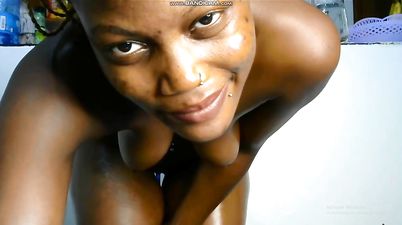 black girl oily twerk - Big tits