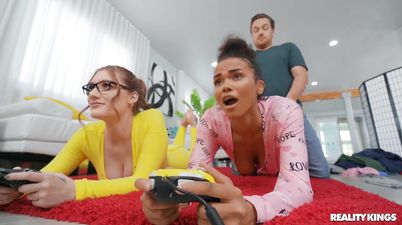 Interracial Threesome Hardcore No Need To Fap With A Butt Flap Part 2 Kyle Mason, Aria Kai, Alina Ali