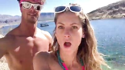 Fucking Lake Mead Las Vegas outdoor in public 20 min  1080p