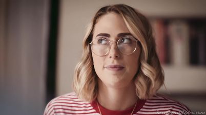 Sweet young lesbians in erotic action - One Kiss Scene 1 - starring Abigail Mac