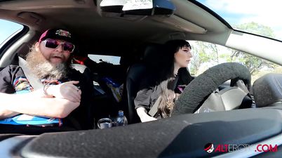 Misha Montana gets ready for her next tattoo - Big tits