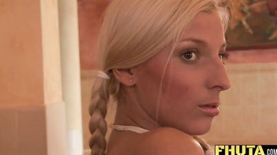 Slim Blonde Horny Morgan Moon Lets This Big Dude Drill Her - hardcore