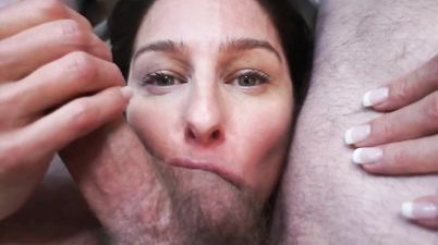 Heather Harmon in webcam POV blowjob and hardcore - Big fake tits in homemade porn