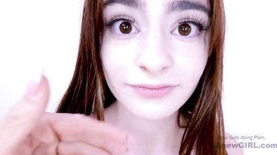 Hot Teen Gets Pussyfucked With Strap On At Audition - Lesbian POV pussy licking
